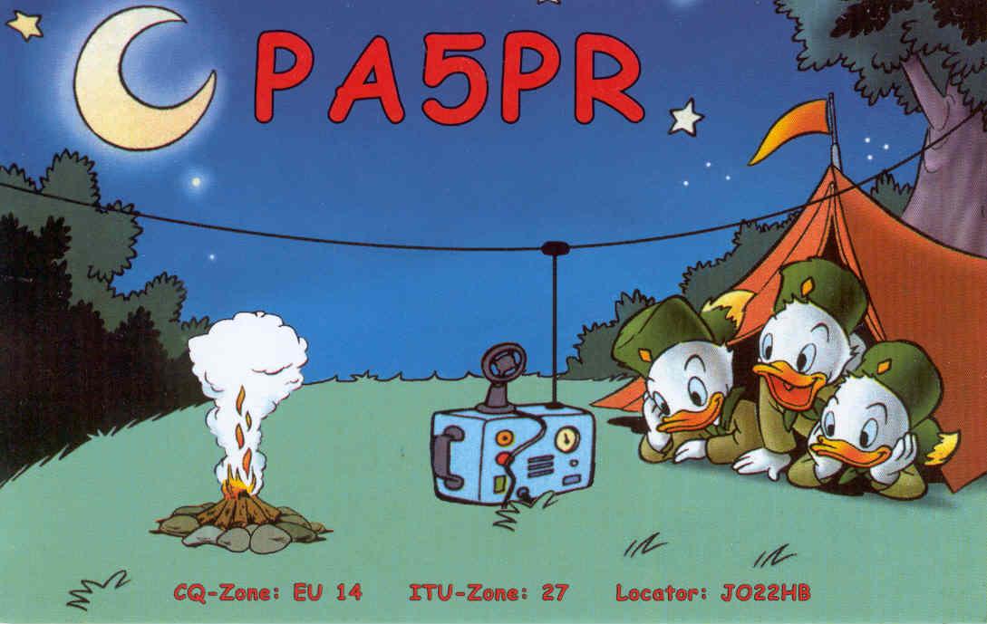QSL card of PA5PR
